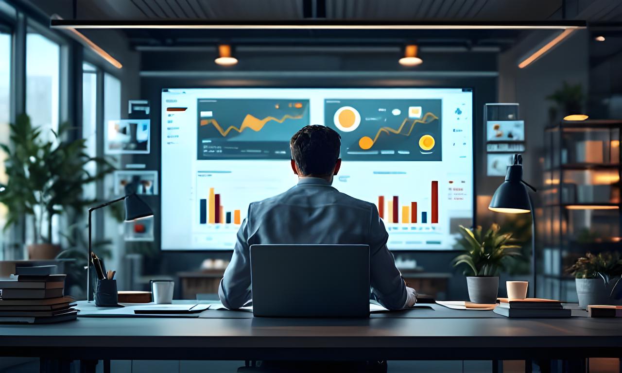 Planners en logistieke software op een modern kantoor met dashboards, routeplanning en transportgegevens op grote schermen
